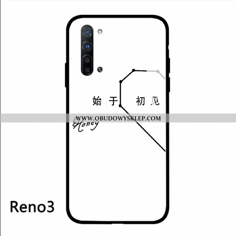 Futerał Oppo Reno 3 Ochraniacz Zakochani Czerwony Netto, Pokrowce Oppo Reno 3 Szkło Proste Biała