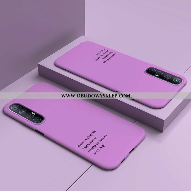 Futerał Oppo Reno 3 Pro Ochraniacz Oryginalny Trudno, Pokrowce Oppo Reno 3 Pro Nubuku Purpurowy Fiol