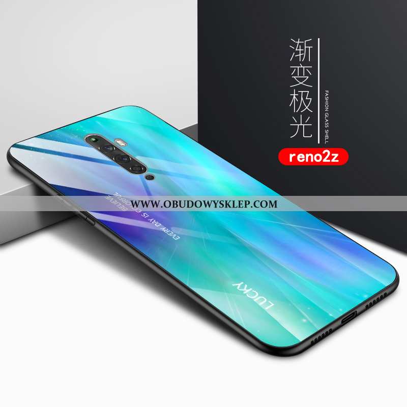 Futerał Oppo Reno2 Z Ochraniacz Jasny Trendy, Pokrowce Oppo Reno2 Z Szkło Wiatr Rozowa