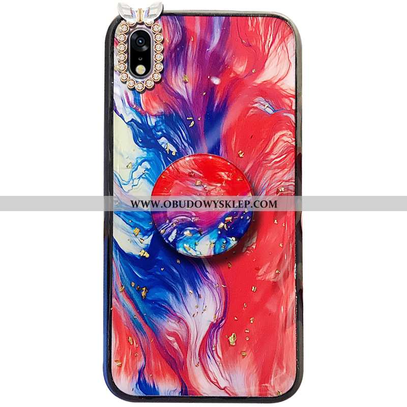 Futerał Samsung Galaxy A10 Wiszące Ozdoby Anti-fall Futerał, Pokrowce Samsung Galaxy A10 Trendy Czer