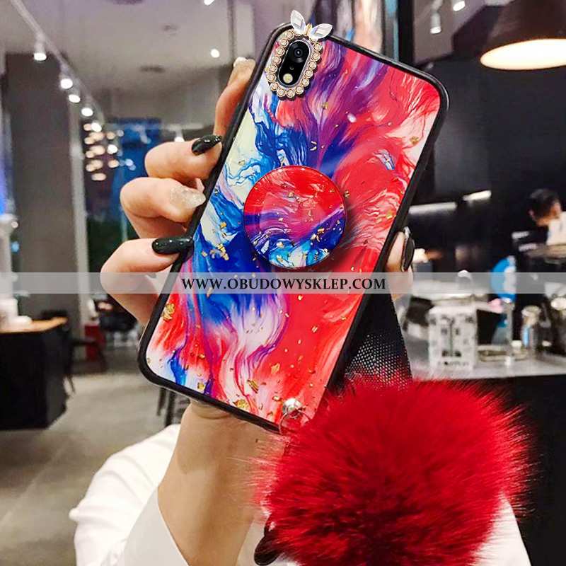 Futerał Samsung Galaxy A10 Wiszące Ozdoby Anti-fall Futerał, Pokrowce Samsung Galaxy A10 Trendy Czer