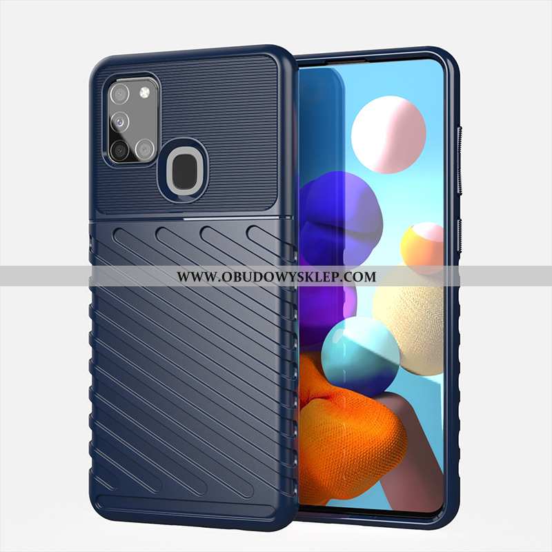 Futerał Samsung Galaxy A21s Ochraniacz Czarny, Pokrowce Samsung Galaxy A21s Telefon Komórkowy Etui C