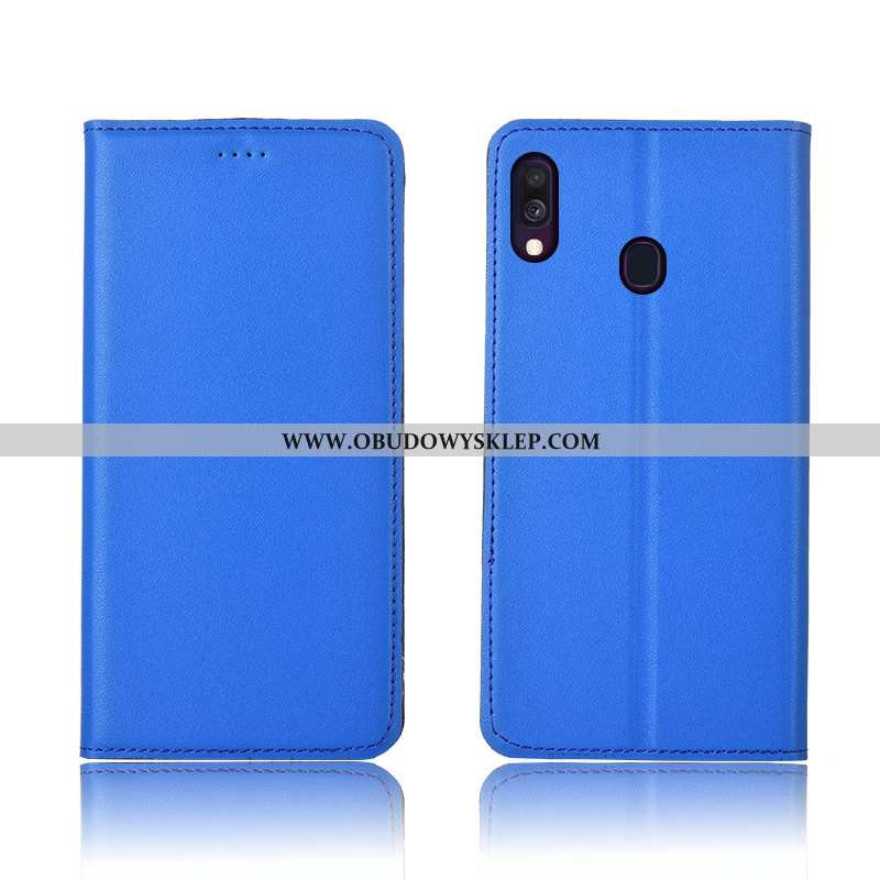 Futerał Samsung Galaxy A40 Skórzane Etui All Inclusive Futerał, Pokrowce Samsung Galaxy A40 Nubuku N