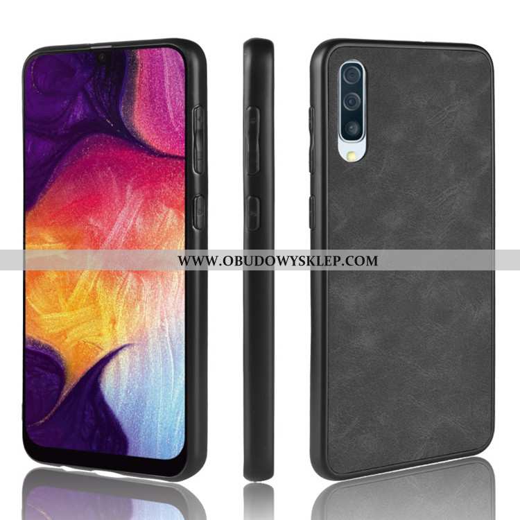 Futerał Samsung Galaxy A50s Ochraniacz Gwiazda Etui, Pokrowce Samsung Galaxy A50s Super Czarna