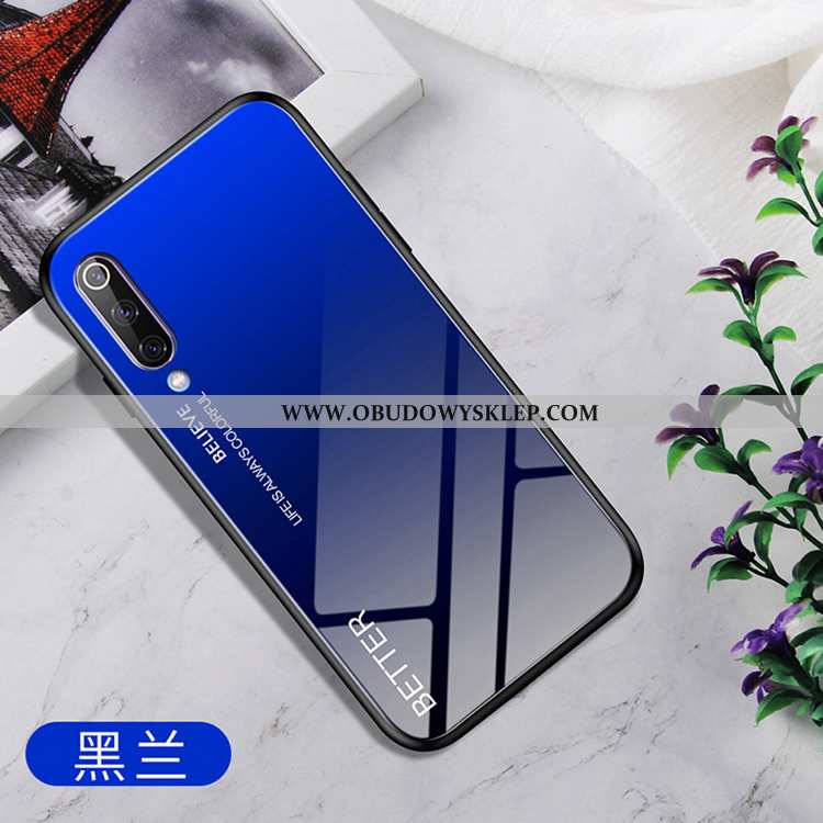 Futerał Samsung Galaxy A70 Moda Szkło Obrzeża, Pokrowce Samsung Galaxy A70 Kreskówka Gwiazda Czerwon