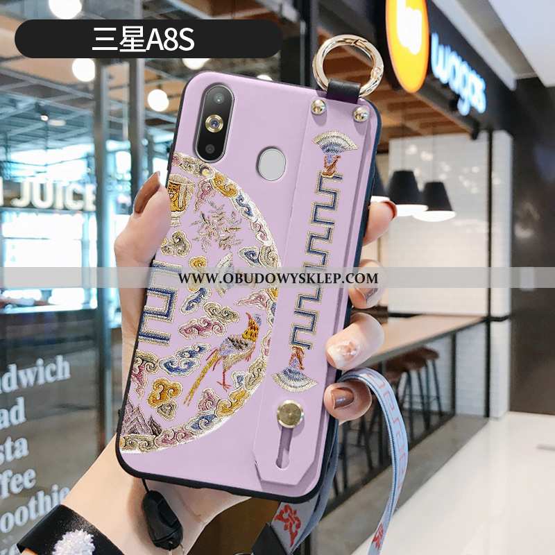 Futerał Samsung Galaxy A8s Kreatywne Silikonowe Chiński Styl, Pokrowce Samsung Galaxy A8s Vintage Os