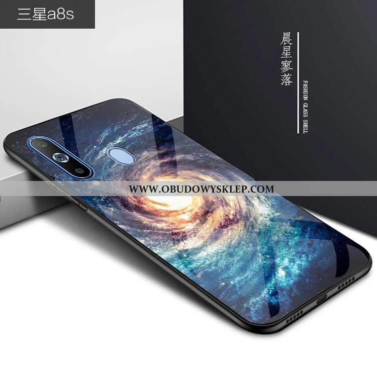 Futerał Samsung Galaxy A8s Trendy Anti-fall, Pokrowce Samsung Galaxy A8s Ochraniacz Gwiazda Czarna