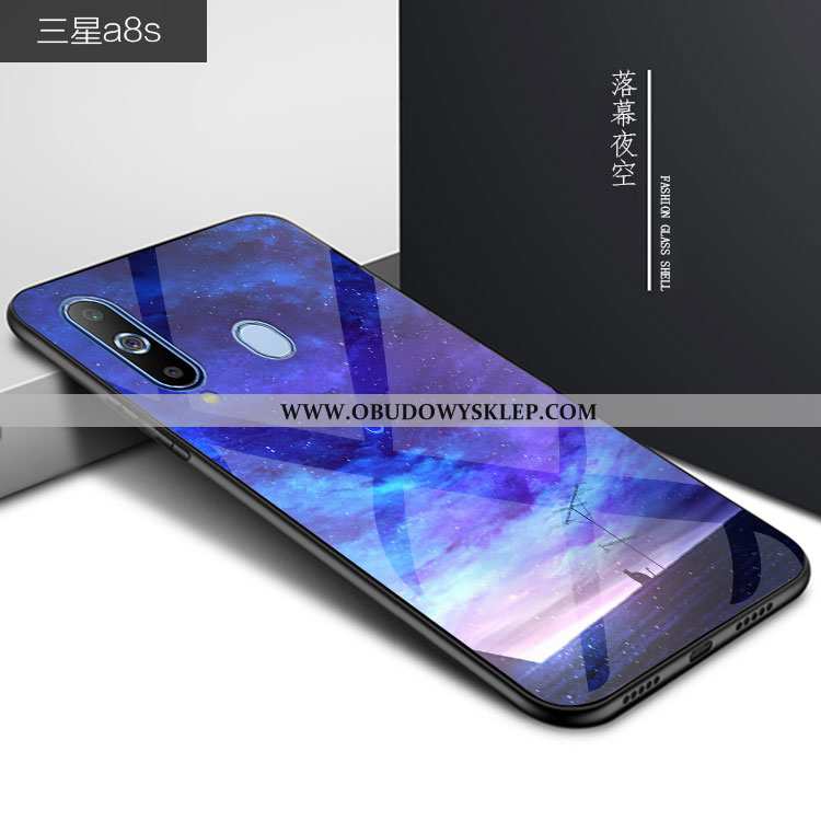 Futerał Samsung Galaxy A8s Trendy Anti-fall, Pokrowce Samsung Galaxy A8s Ochraniacz Gwiazda Czarna