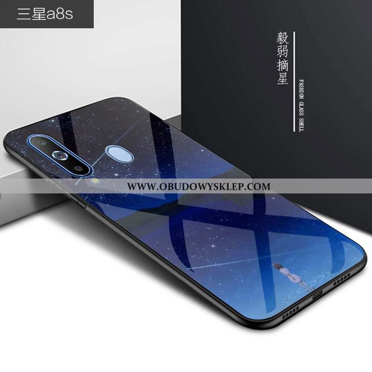 Futerał Samsung Galaxy A8s Trendy Anti-fall, Pokrowce Samsung Galaxy A8s Ochraniacz Gwiazda Czarna