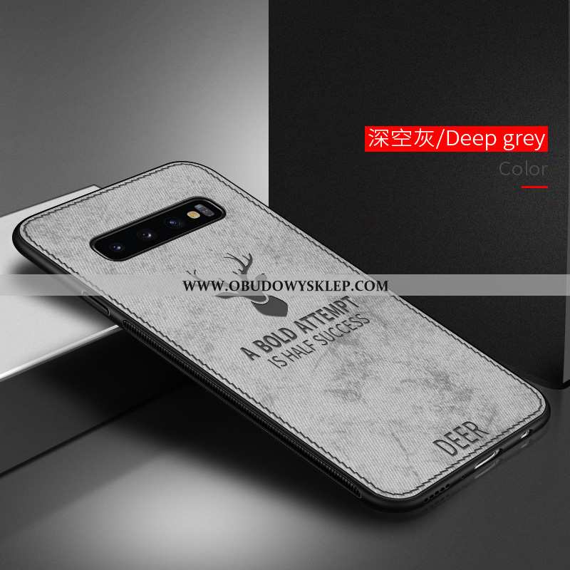 Futerał Samsung Galaxy S10 Nubuku Etui Miękki, Pokrowce Samsung Galaxy S10 Wiszące Ozdoby Cienkie Cz