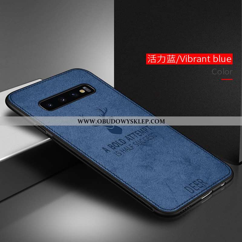 Futerał Samsung Galaxy S10 Nubuku Etui Miękki, Pokrowce Samsung Galaxy S10 Wiszące Ozdoby Cienkie Cz