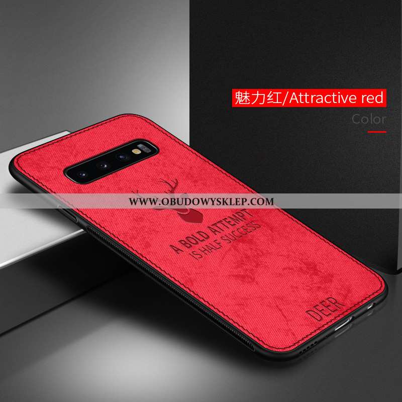 Futerał Samsung Galaxy S10 Nubuku Etui Miękki, Pokrowce Samsung Galaxy S10 Wiszące Ozdoby Cienkie Cz