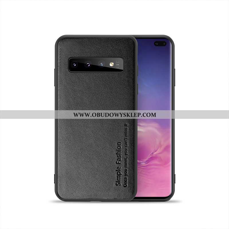 Futerał Samsung Galaxy S10 Skórzane Etui Telefon Komórkowy, Pokrowce Samsung Galaxy S10 Filmy Anti-f