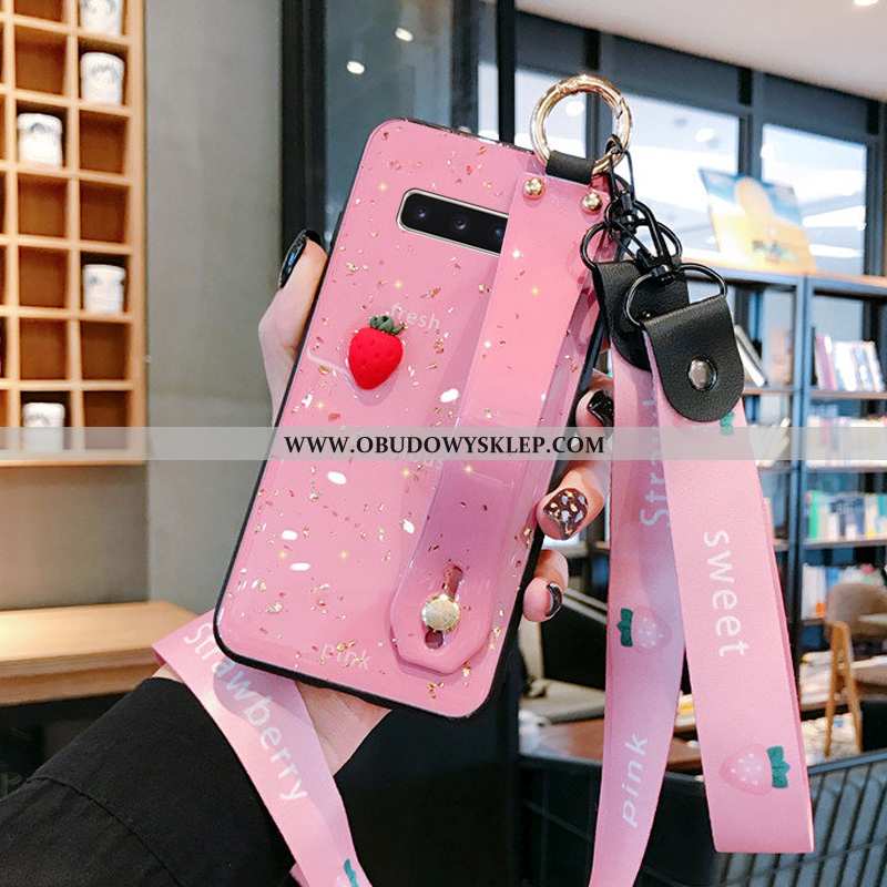 Futerał Samsung Galaxy S10+ Trendy Nowy Proste, Pokrowce Samsung Galaxy S10+ Miękki Etui Rozowa