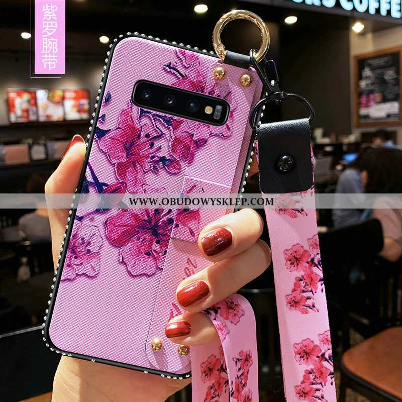 Futerał Samsung Galaxy S10+ Trendy Świeży Etui, Pokrowce Samsung Galaxy S10+ Miękki Ochraniacz Rozow