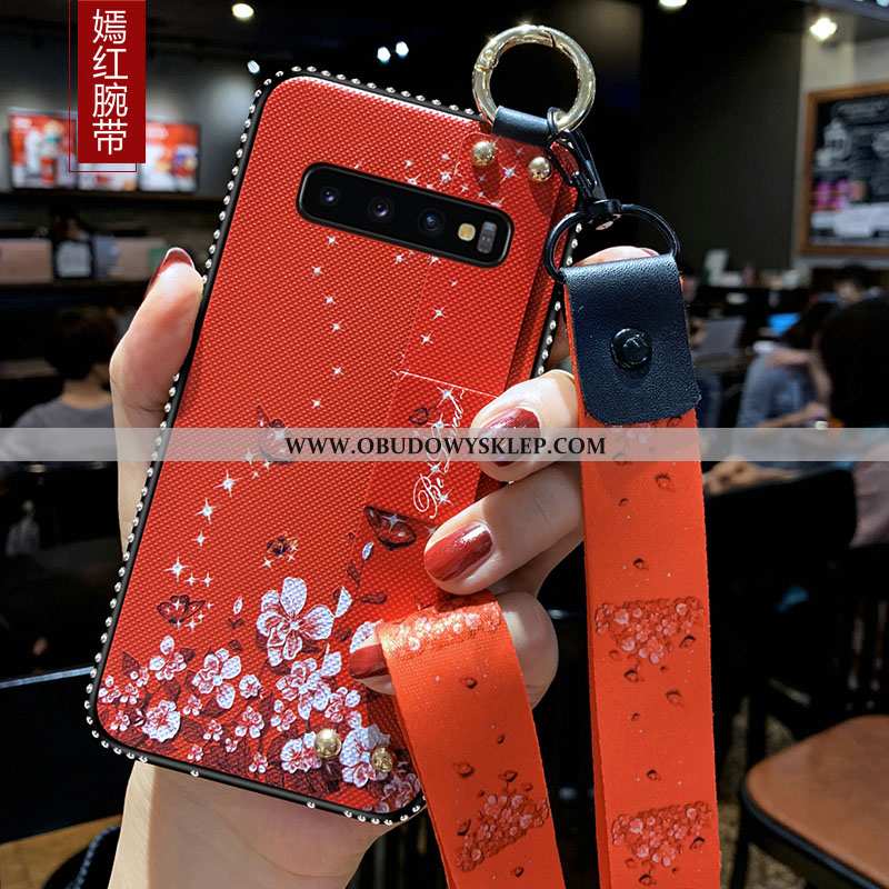 Futerał Samsung Galaxy S10+ Trendy Świeży Etui, Pokrowce Samsung Galaxy S10+ Miękki Ochraniacz Rozow