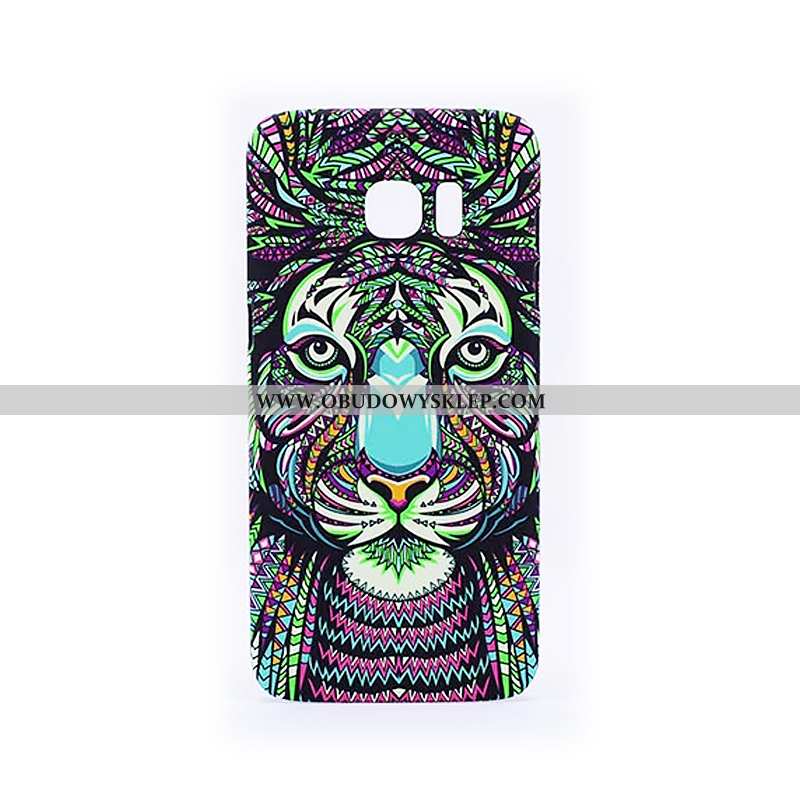 Futerał Samsung Galaxy S6 Edge Relief Czarny Trudno, Pokrowce Samsung Galaxy S6 Edge Trendy Nubuku C