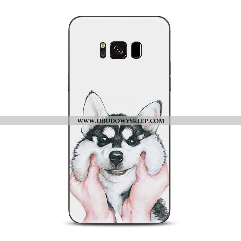 Futerał Samsung Galaxy S8 Piękny Psy Silikonowe, Pokrowce Samsung Galaxy S8 Trendy Piękny Szara