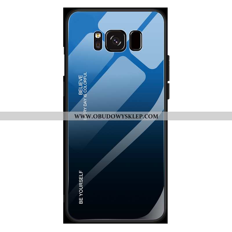 Futerał Samsung Galaxy S8+ Super Etui Kreatywne, Pokrowce Samsung Galaxy S8+ Cienkie Szkło Granatowy