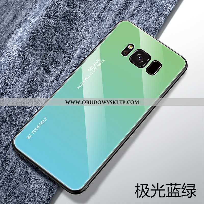 Futerał Samsung Galaxy S8+ Super Etui Kreatywne, Pokrowce Samsung Galaxy S8+ Cienkie Szkło Granatowy