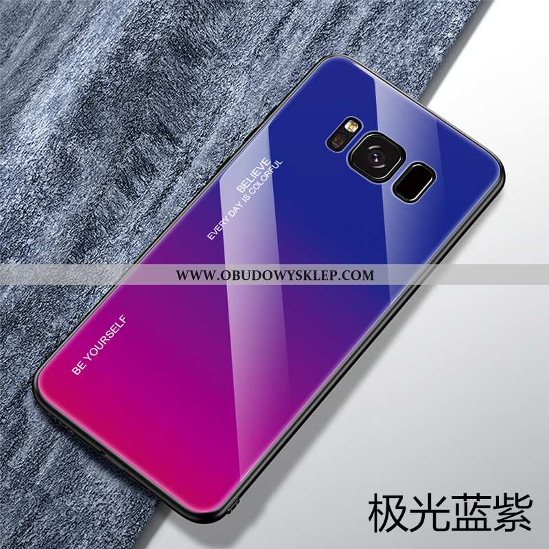 Futerał Samsung Galaxy S8+ Super Etui Kreatywne, Pokrowce Samsung Galaxy S8+ Cienkie Szkło Granatowy