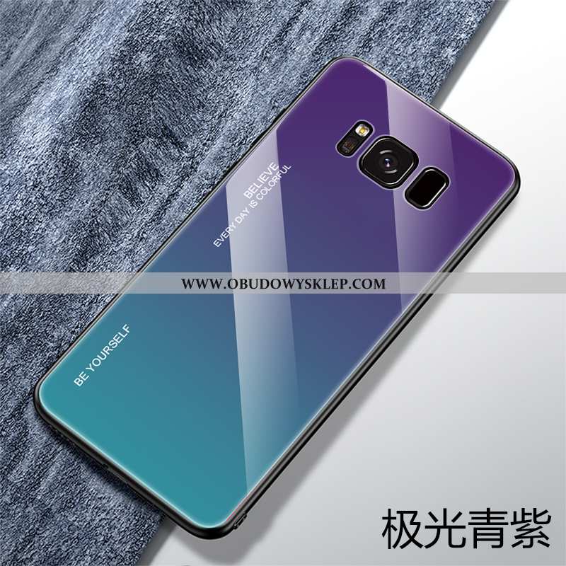 Futerał Samsung Galaxy S8+ Super Etui Kreatywne, Pokrowce Samsung Galaxy S8+ Cienkie Szkło Granatowy