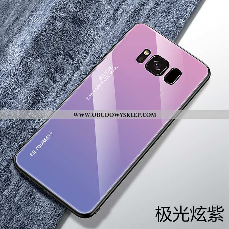 Futerał Samsung Galaxy S8+ Super Etui Kreatywne, Pokrowce Samsung Galaxy S8+ Cienkie Szkło Granatowy