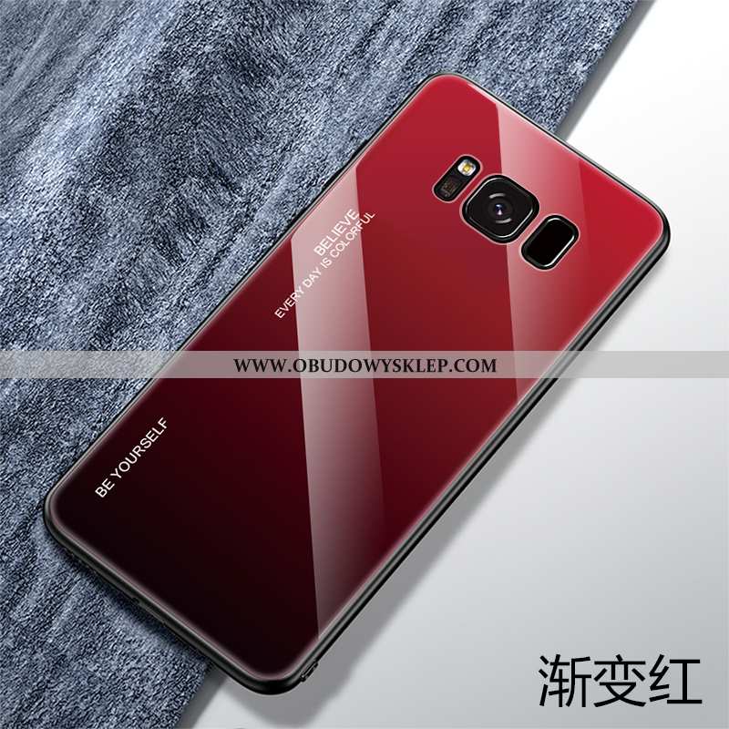 Futerał Samsung Galaxy S8+ Super Etui Kreatywne, Pokrowce Samsung Galaxy S8+ Cienkie Szkło Granatowy