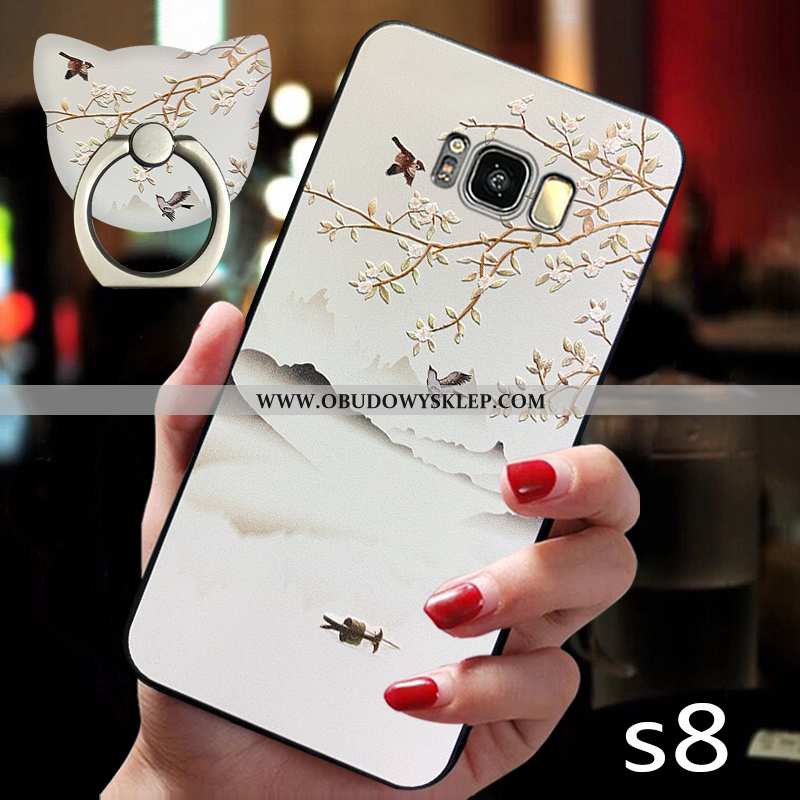 Futerał Samsung Galaxy S8 Vintage Kreatywne Super, Pokrowce Samsung Galaxy S8 Trendy Ochraniacz Biał