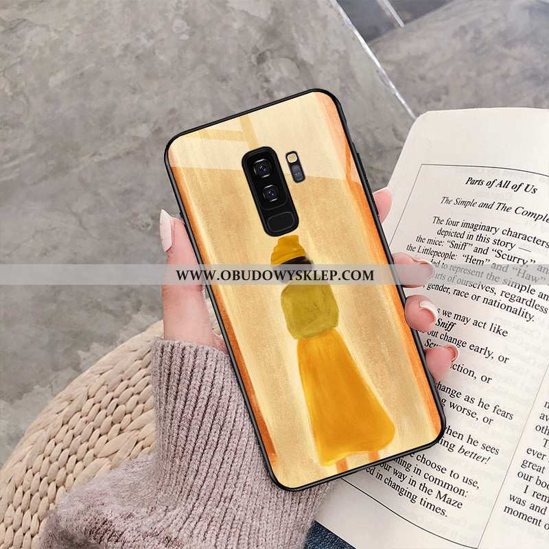 Futerał Samsung Galaxy S9+ Miękki Lekkie Etui, Pokrowce Samsung Galaxy S9+ Ochraniacz Trudno Żółta