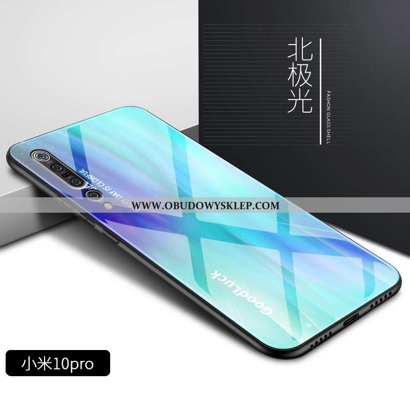 Futerał Xiaomi Mi 10 Pro Szkło Gradient Miękki, Pokrowce Xiaomi Mi 10 Pro Moda Trendy Rozowa