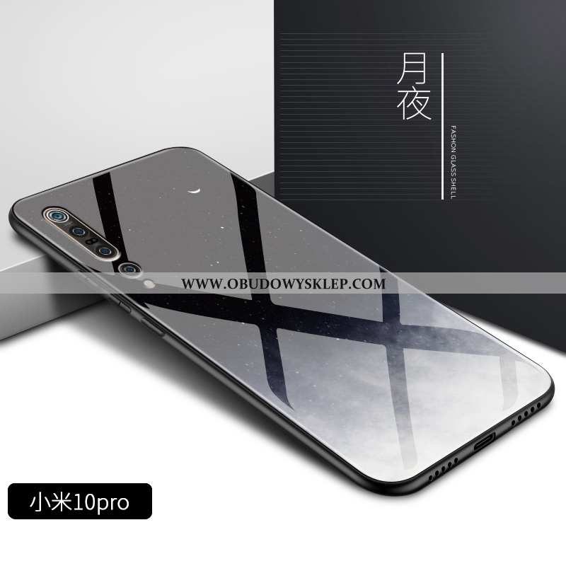 Futerał Xiaomi Mi 10 Pro Szkło Gradient Miękki, Pokrowce Xiaomi Mi 10 Pro Moda Trendy Rozowa