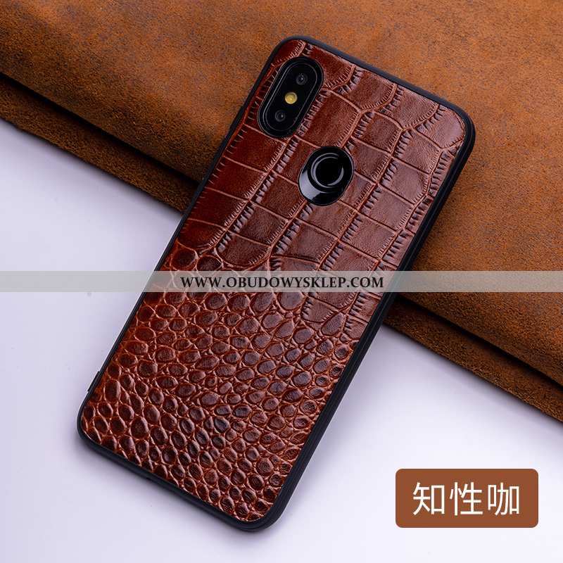 Futerał Xiaomi Mi 8 Skórzane Etui Trendy Anti-fall, Pokrowce Xiaomi Mi 8 Przezroczysty Ochraniacz Br