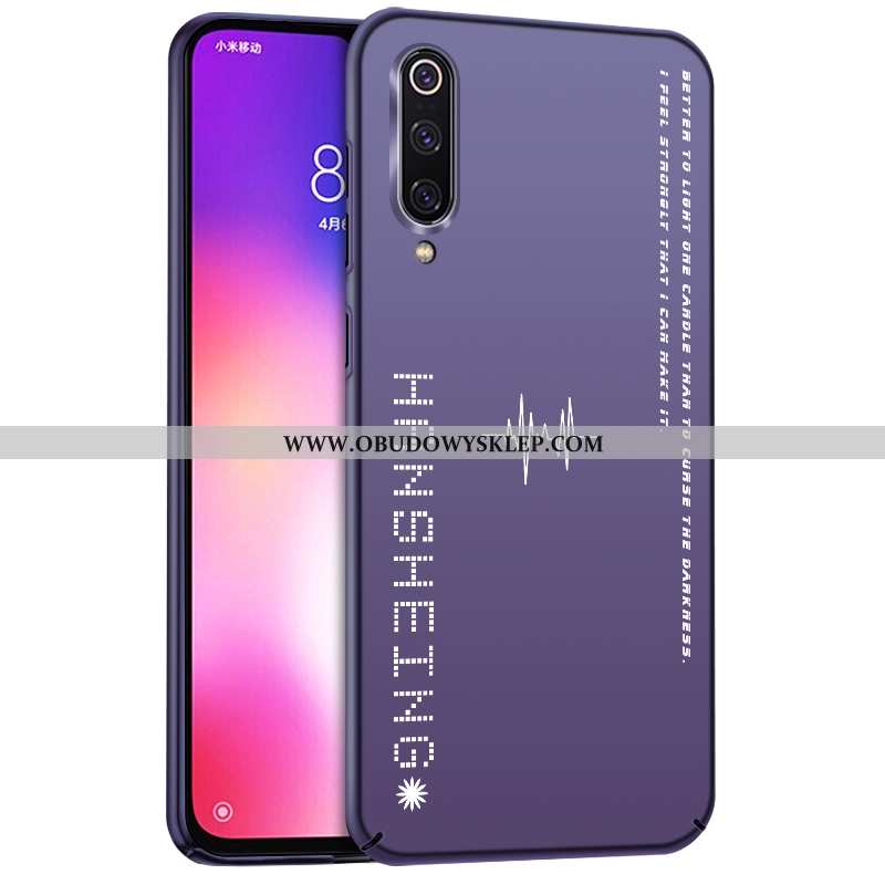 Futerał Xiaomi Mi 9 Cienkie Super Anti-fall, Pokrowce Xiaomi Mi 9 Nubuku Telefon Komórkowy Fioletowy