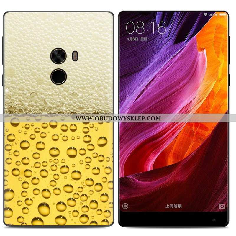 Futerał Xiaomi Mi Mix 2 Miękki Etui Futerał, Pokrowce Xiaomi Mi Mix 2 Kreatywne Kolor Żółta