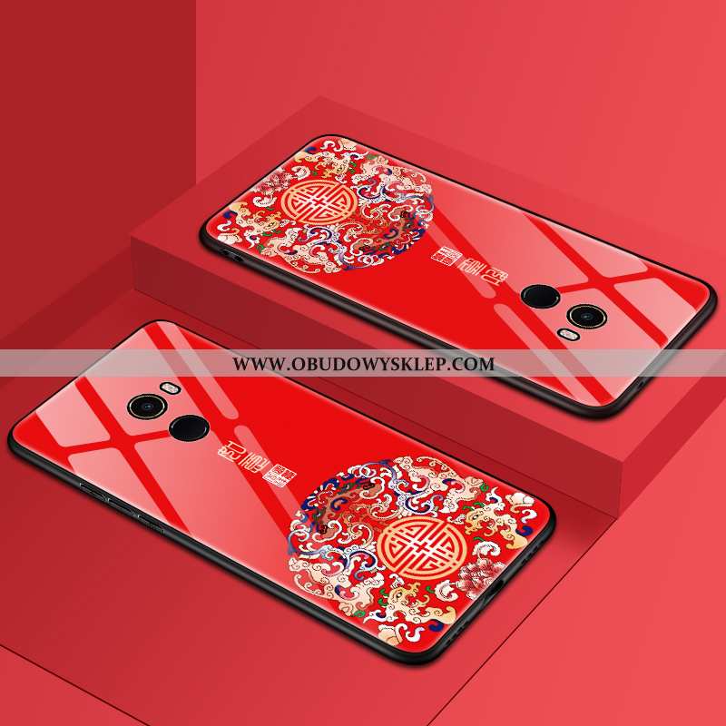 Futerał Xiaomi Mi Mix 2 Piękny Etui Czerwony, Pokrowce Xiaomi Mi Mix 2 Trendy Czerwony Netto Czerwon