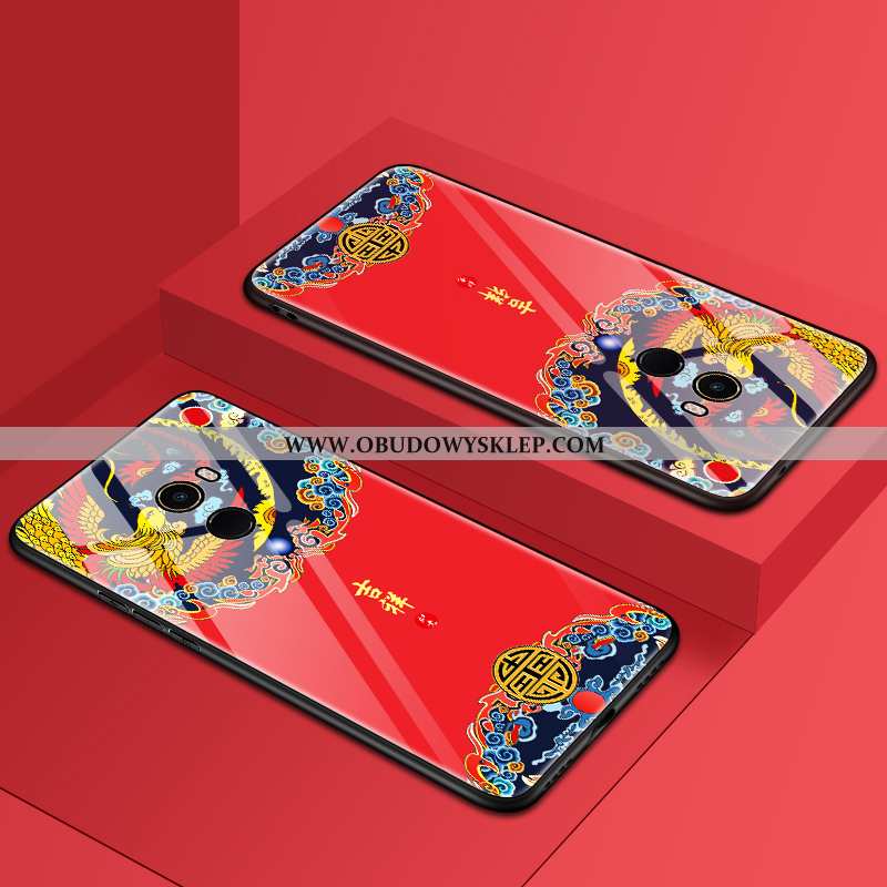 Futerał Xiaomi Mi Mix 2 Piękny Etui Czerwony, Pokrowce Xiaomi Mi Mix 2 Trendy Czerwony Netto Czerwon