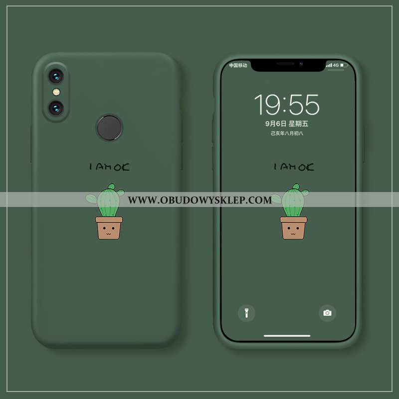 Futerał Xiaomi Mi Mix 3 Silikonowe Mały Zielony, Pokrowce Xiaomi Mi Mix 3 Ochraniacz Telefon Komórko