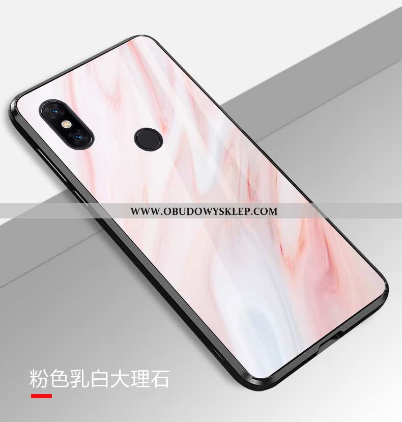 Futerał Xiaomi Mi Mix 3 Szkło Mały Anti-fall, Pokrowce Xiaomi Mi Mix 3 Osobowość Silikonowe Biała