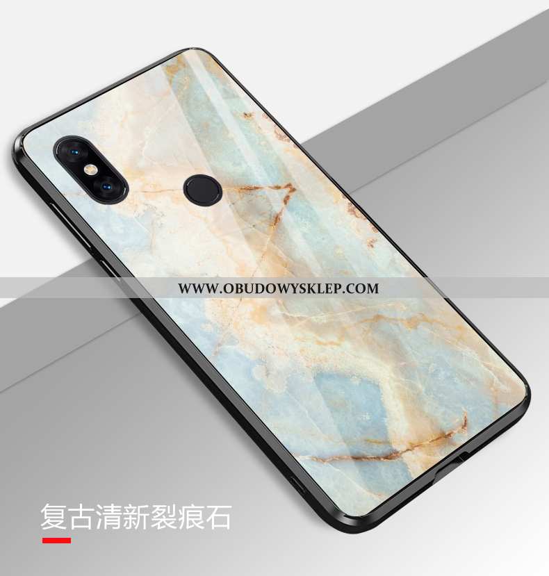 Futerał Xiaomi Mi Mix 3 Szkło Mały Anti-fall, Pokrowce Xiaomi Mi Mix 3 Osobowość Silikonowe Biała