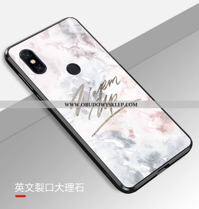 Futerał Xiaomi Mi Mix 3 Szkło Mały Anti-fall, Pokrowce Xiaomi Mi Mix 3 Osobowość Silikonowe Biała