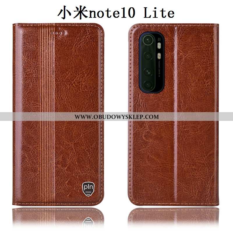 Futerał Xiaomi Mi Note 10 Lite Ochraniacz Mały, Pokrowce Xiaomi Mi Note 10 Lite Prawdziwa Skóra Obud