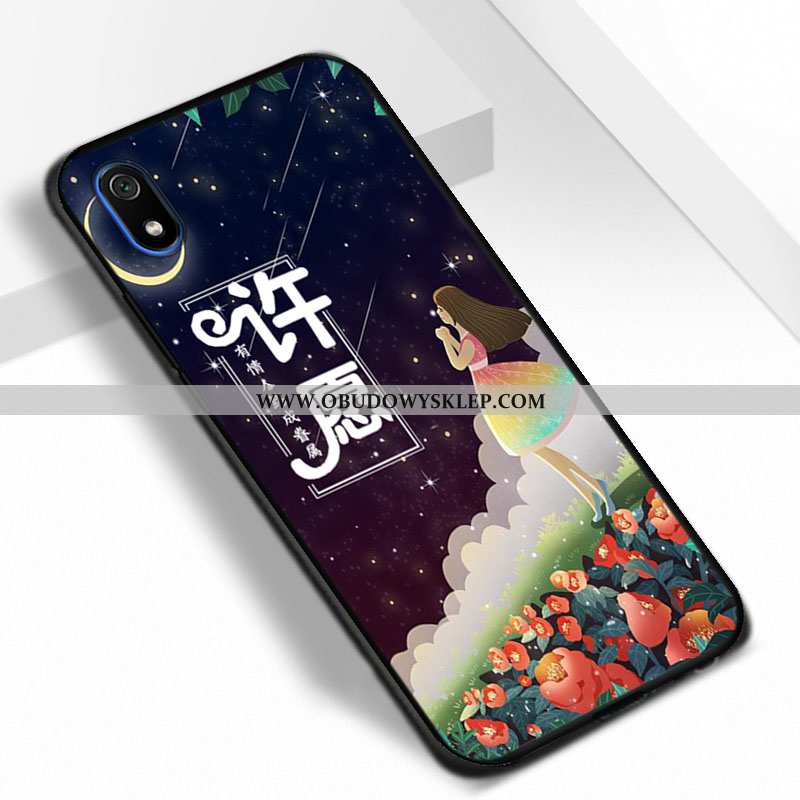 Futerał Xiaomi Redmi 7a Ochraniacz Czarny, Pokrowce Xiaomi Redmi 7a Trendy Czerwony Czarna