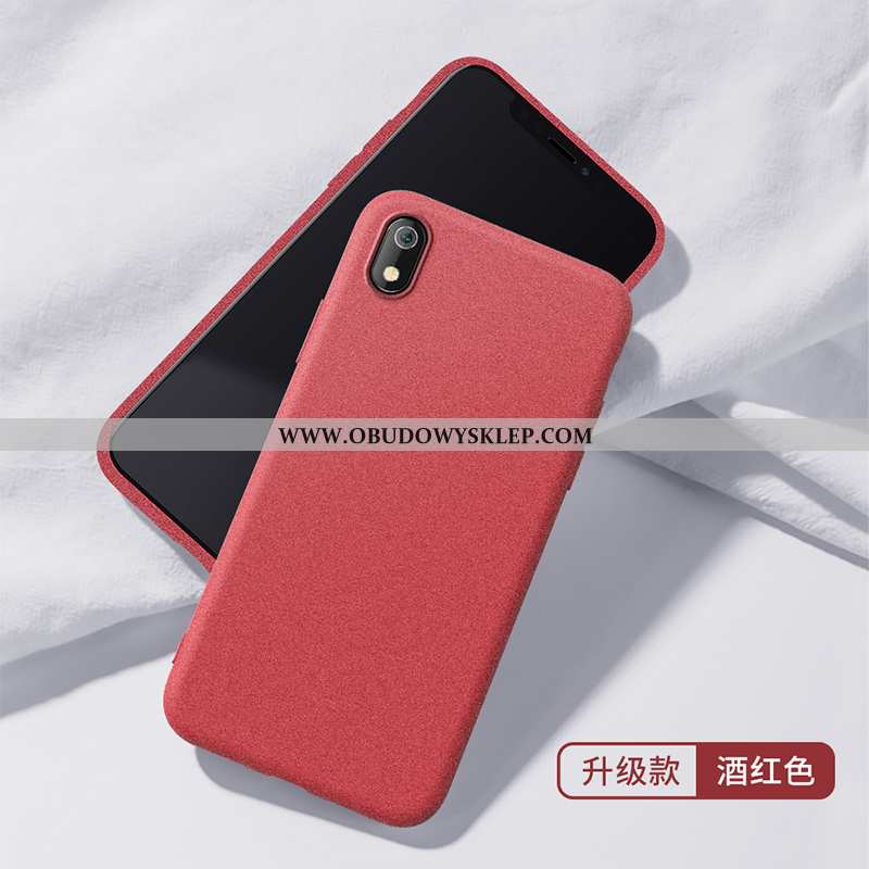 Futerał Xiaomi Redmi 7a Trendy Nubuku Ochraniacz, Pokrowce Xiaomi Redmi 7a Miękki Etui Szara