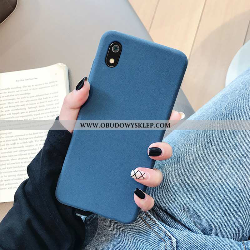 Futerał Xiaomi Redmi 7a Trendy Nubuku Ochraniacz, Pokrowce Xiaomi Redmi 7a Miękki Etui Szara