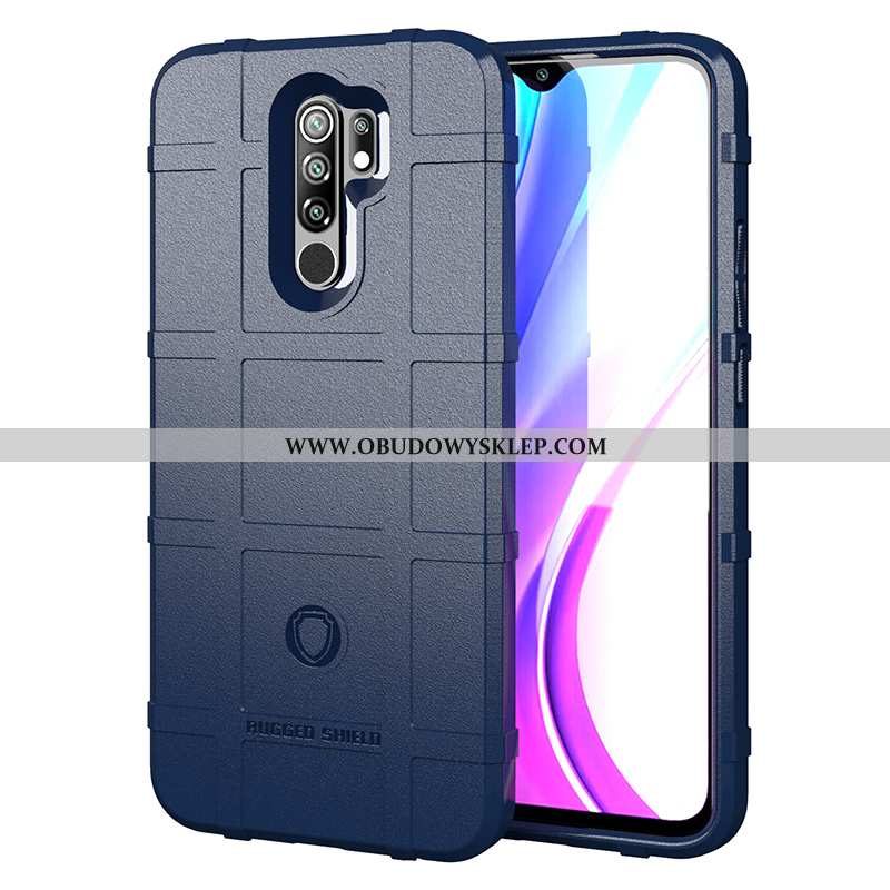 Futerał Xiaomi Redmi 9 Trendy Nubuku, Pokrowce Xiaomi Redmi 9 Miękki Anti-fall Niebieska