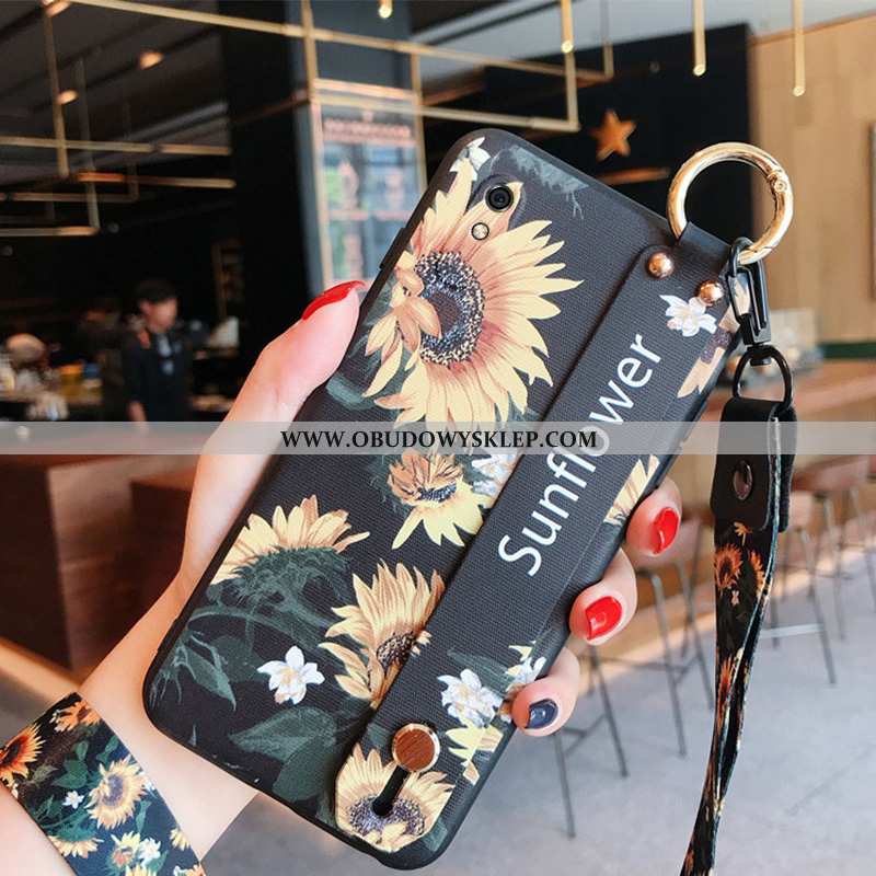 Futerał Xiaomi Redmi 9a Trendy Wiszące Ozdoby Czerwony, Pokrowce Xiaomi Redmi 9a Cienkie Etui Czarna