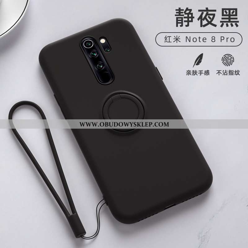 Futerał Xiaomi Redmi Note 8 Pro Trendy Czerwony, Pokrowce Xiaomi Redmi Note 8 Pro Super Ring Szara