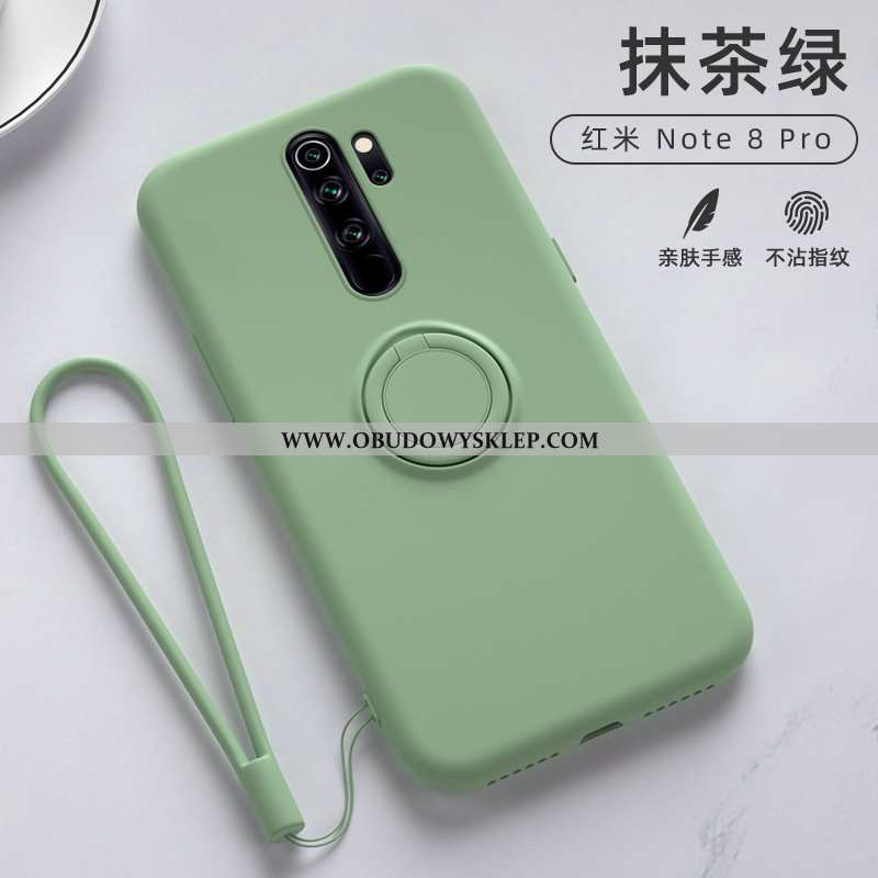 Futerał Xiaomi Redmi Note 8 Pro Trendy Czerwony, Pokrowce Xiaomi Redmi Note 8 Pro Super Ring Szara