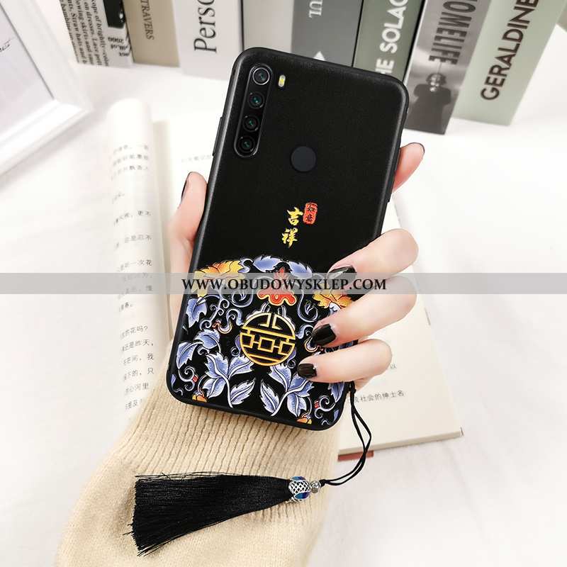 Futerał Xiaomi Redmi Note 8t Miękki Czerwony Vintage, Pokrowce Xiaomi Redmi Note 8t Silikonowe Osobo